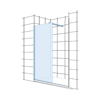 imazhi i PONTA DF - Fixed shower screen 1200 mm, walk-in, transparent glass