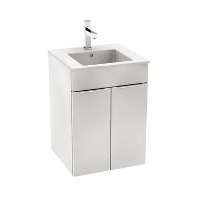 imagem para CUBE Vanity unit 440 mm with two doors incl. washbasin