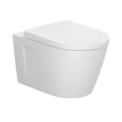 imagem para CUBITO STYLE Wall-hung WC, horizontal outlet, Vortex/Rimless