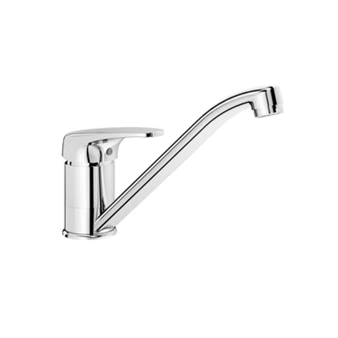 DEEP by JIKA Sink faucet, pedestal type, low spout 210 mm