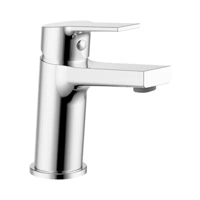 imagem para CUBIX Single lever basin mixer, deck mounted, without waste, fixed spout L=109 mm