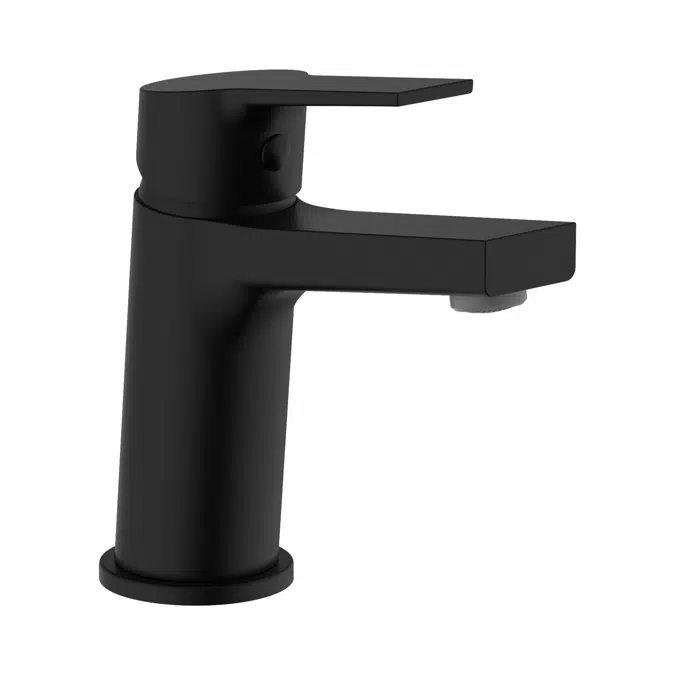 CUBIX Single lever basin mixer, deck mounted, without waste, fixed spout L=109 mm