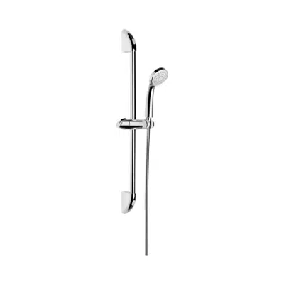 Image for RIO Shower set (Ø 100, hand shower, chromed shower hose, bar)