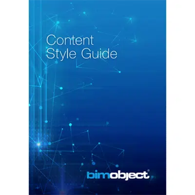 Image for BIMobject Content Style Guide