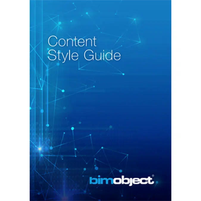 BIMobject Content Style Guide