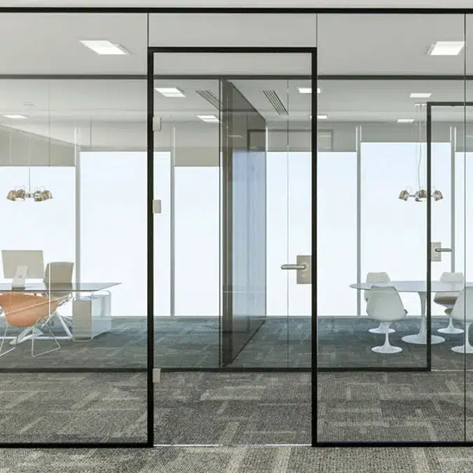 Glass doors