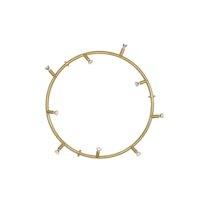 Star 9 Round Wall Lamp