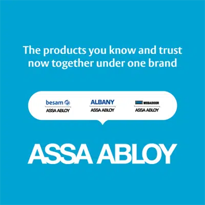 afbeelding voor The Albany products you know and trust, now under ASSA ABLOY