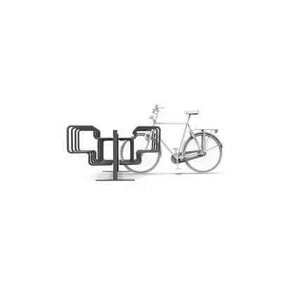 bild för CubiQ Premium, 2-sided bicycle stand, 8 bicycles, c/c 500 mm