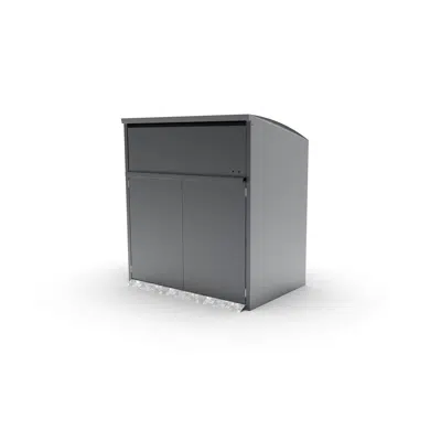 afbeelding voor Modul 1, bin shelter, litter bin, recycling, waste management