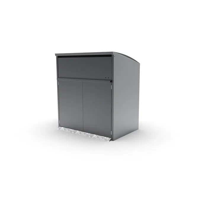 Modul 1, bin shelter, litter bin, recycling, waste management