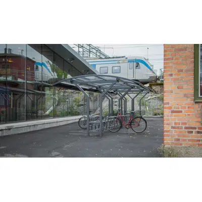 画像 Vario 2 bicycle shelter, length starting from 2 meters
