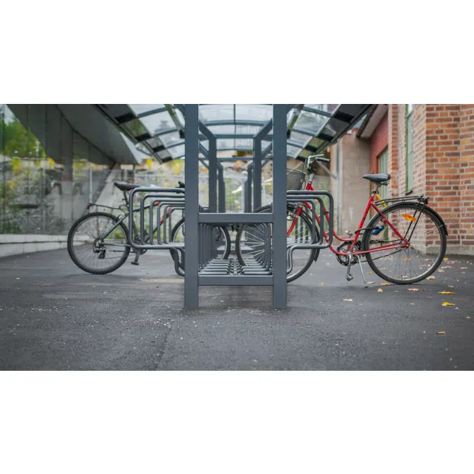 Vario 2 bicycle shelter, length starting from 2 meters