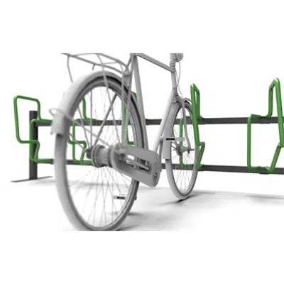 Image pour Bicycle rack CubiQ Premium, 1-sided, 3 bicycles, c/c 500 mm