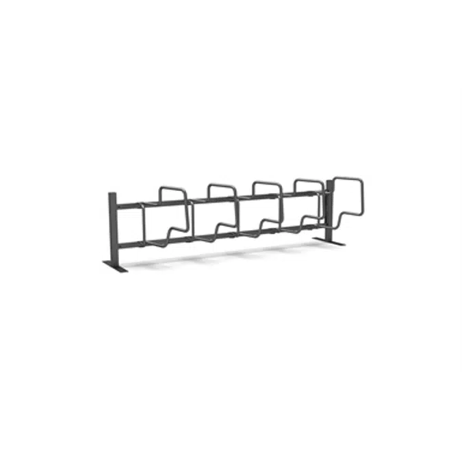 Bicycle rack CubiQ Premium, 1-sided, 3 bicycles, c/c 500 mm