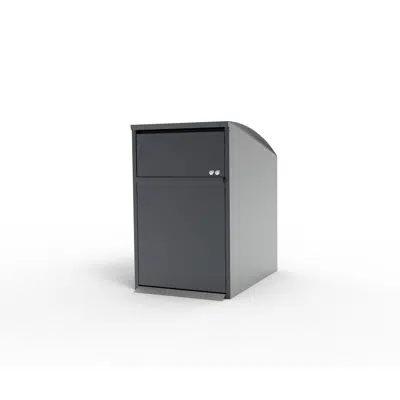 画像 Modul Maxi single, bin shelter, litter bin, recycling, waste management, large hatch