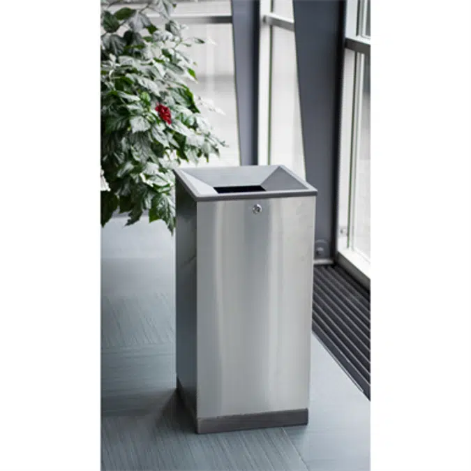 FINBIN® Edge, litter bin, recycling, 100 l, indoor