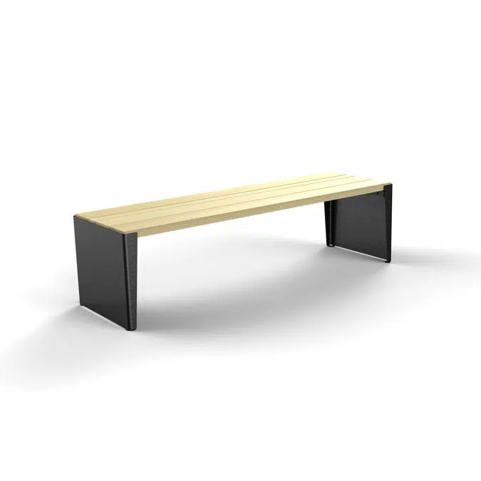 Kuru public bench, without backrest