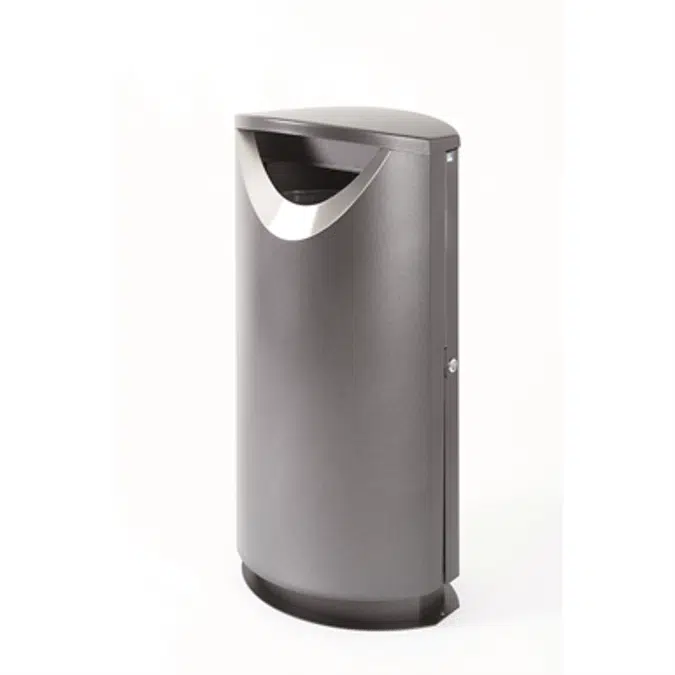 Ellipse 100, litter bin 100 l, indoor, outdoor