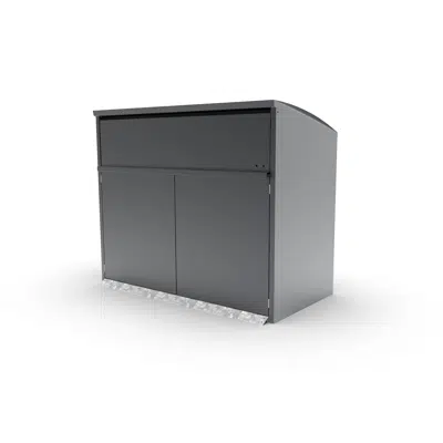 afbeelding voor Modul XL, bin shelter, litter bin, recycling, waste management