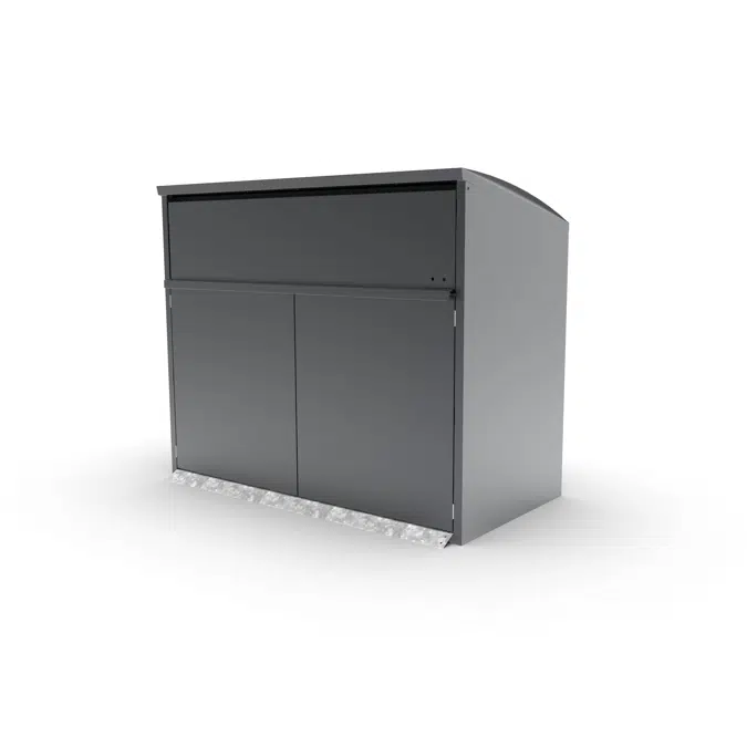 Modul XL, bin shelter, litter bin, recycling, waste management