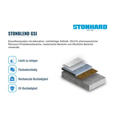 Image for Stonblend GSI - Dekoratives fugenloses Bodensystem