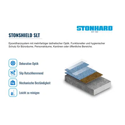 画像 Stonshield SLT – strukturiertes, dekoratives Epoxidsystem