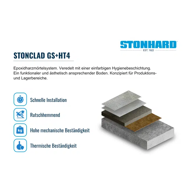 Stonclad GS - Epoxidmörtelsystem für allgemeine Anwendungen