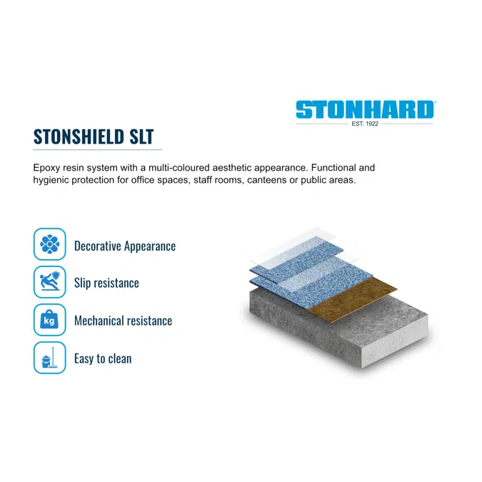 Stonshield SLT - Struktureret, dekorativt epoxysystem