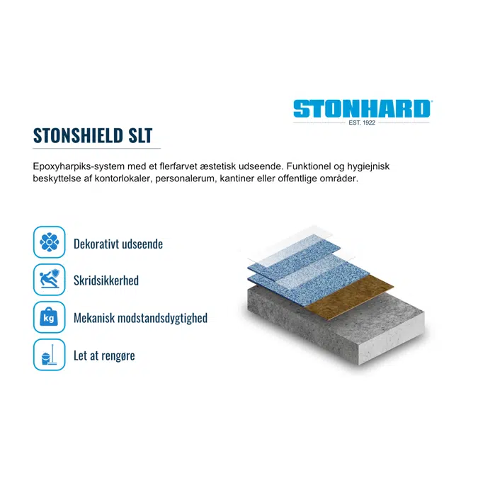 Stonshield SLT - Struktureret, dekorativt epoxysystem