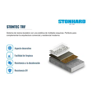 imagem para Stontec TRF - Sistema de suelo de escamas de uretano