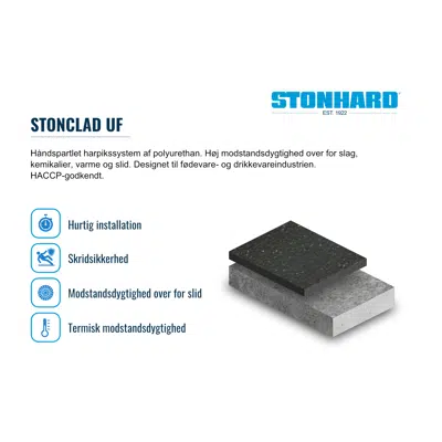 Image pour Stonclad UF - Polyurethan, struktureret mørtelsystem