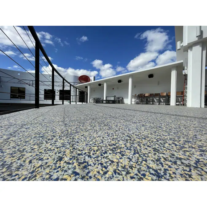 Stontec TRF - Rivestimento con a flakes colorate