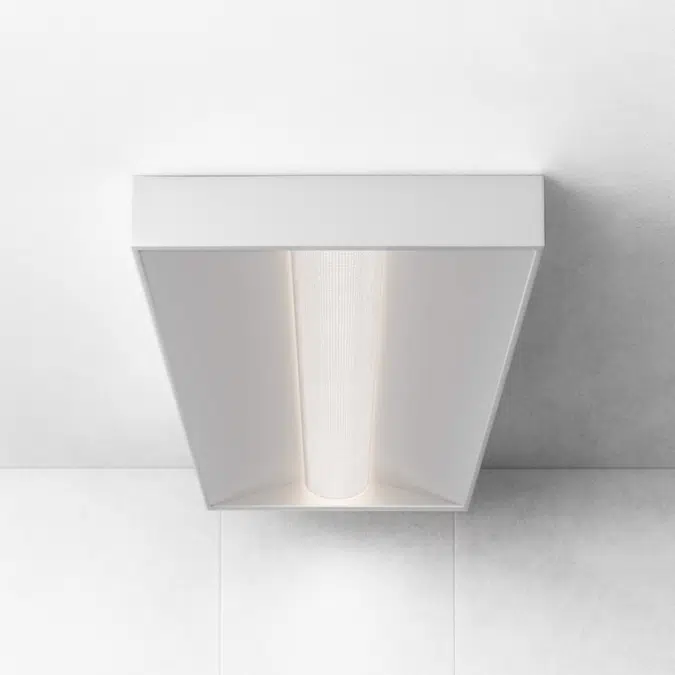 Perforated Metal Center-Basket LED Troffer Light