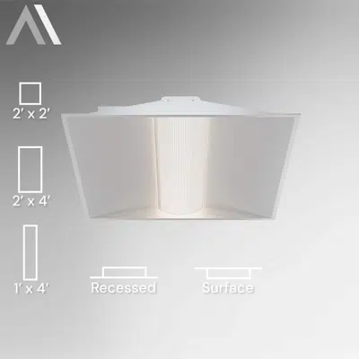 Perforated Metal Center-Basket LED Troffer Light图像
