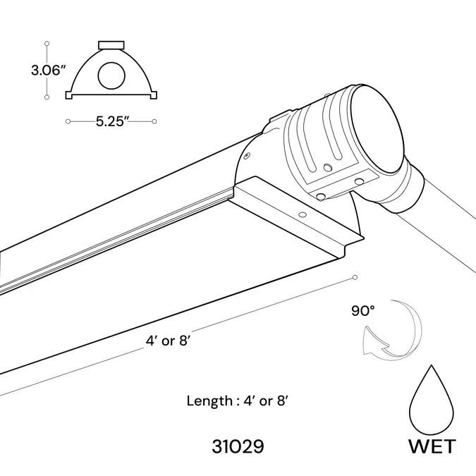 Outdoor Architectural LED Commercial Sign Light