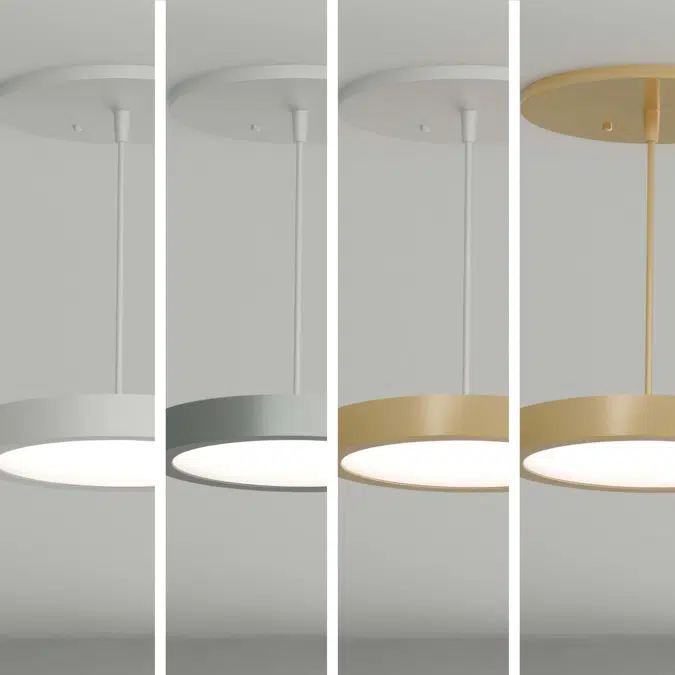 Architectural LED Disk Pendant Light