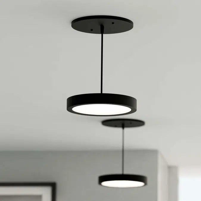Architectural LED Disk Pendant Light