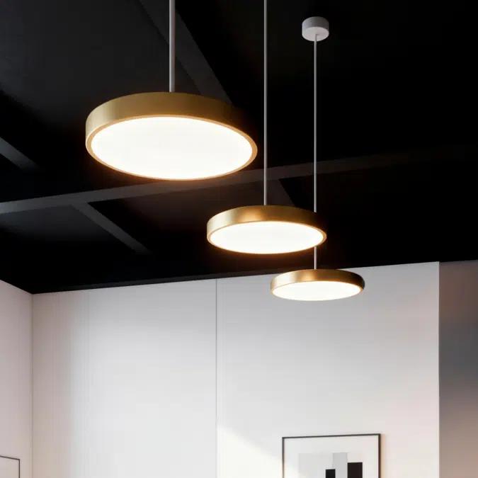 Architectural LED Disk Pendant Light