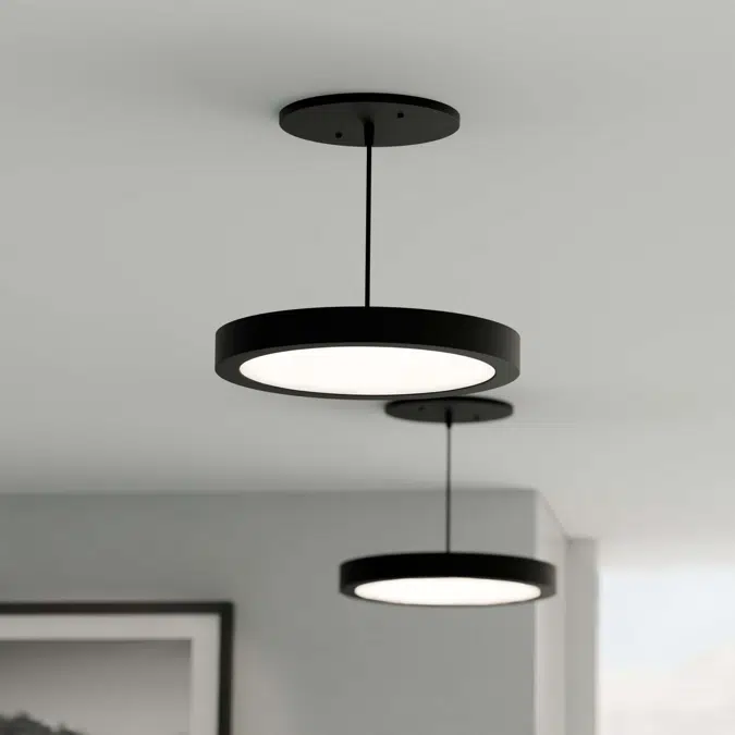 Architectural LED Disk Pendant Light