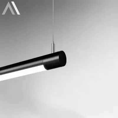 Imagem para Slim Rotatable Linear LED Tube Pendant Light}