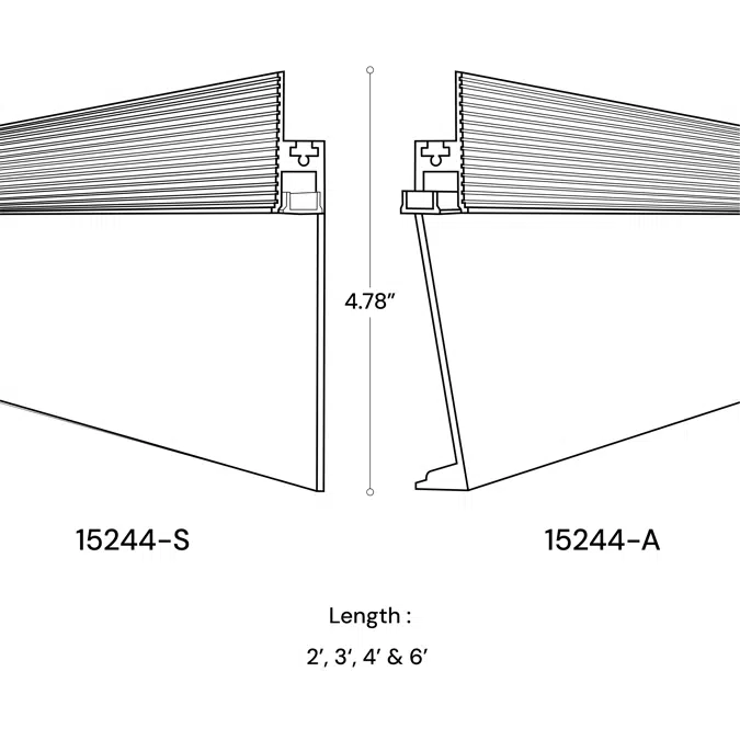 RGBW Color-Changing Toe-Kick LED Baseboard Light Strip