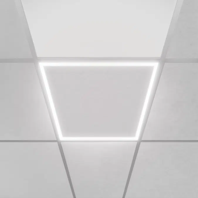 Acoustical Tile Edge-Lit Panel Light