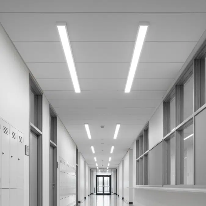 Architectural Surface-Mount LED Linear Panel Light
