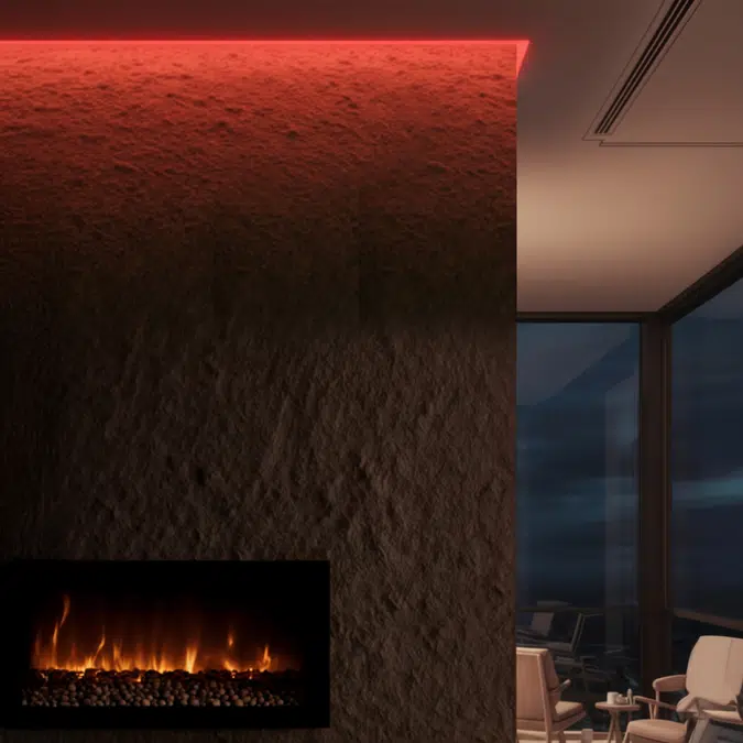 Trimless Recessed Perimeter Wall Wash LED Light