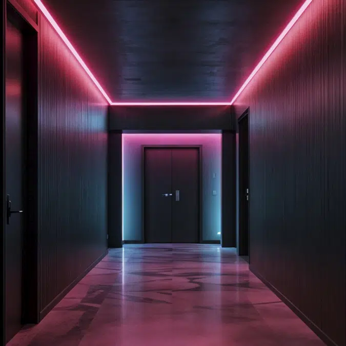 Trimless Recessed Perimeter Wall Wash LED Light