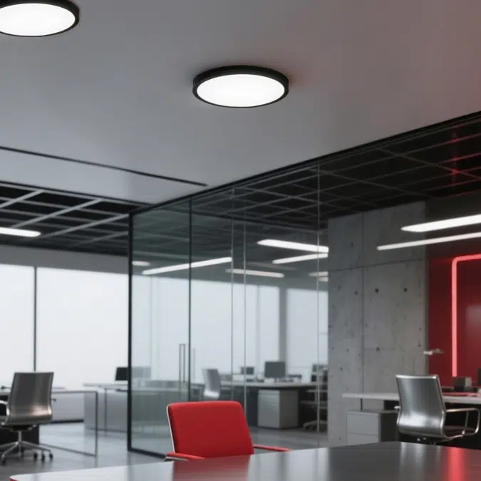Architectural Surface-Mount LED Disk Light