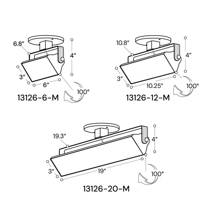 Architectural LED Wall Wash Monopoint Light