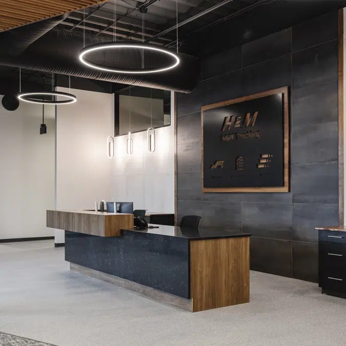 Slim LED Ring Pendant Chandelier Uplight/Downlight