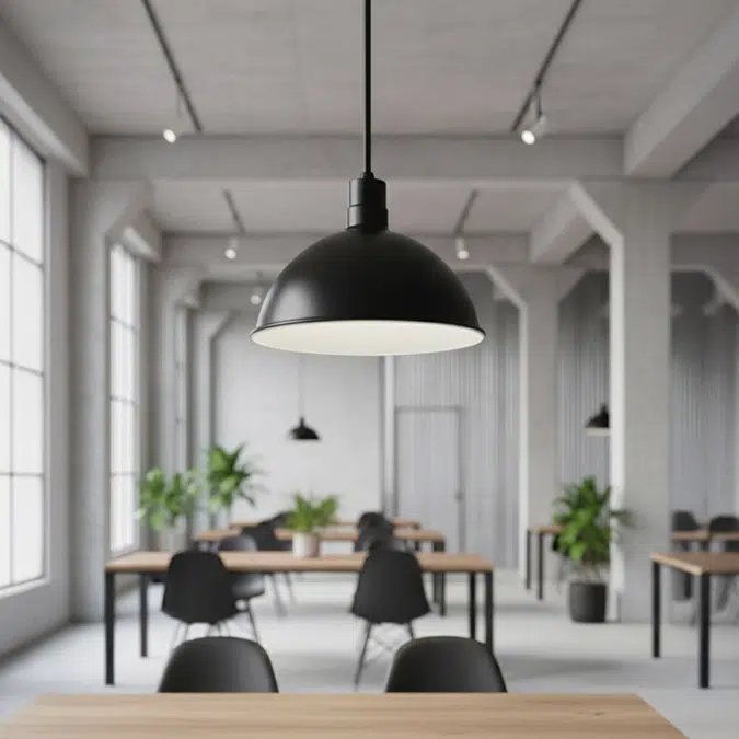 Low Bay RLM Industrial LED Dome Pendant Light
